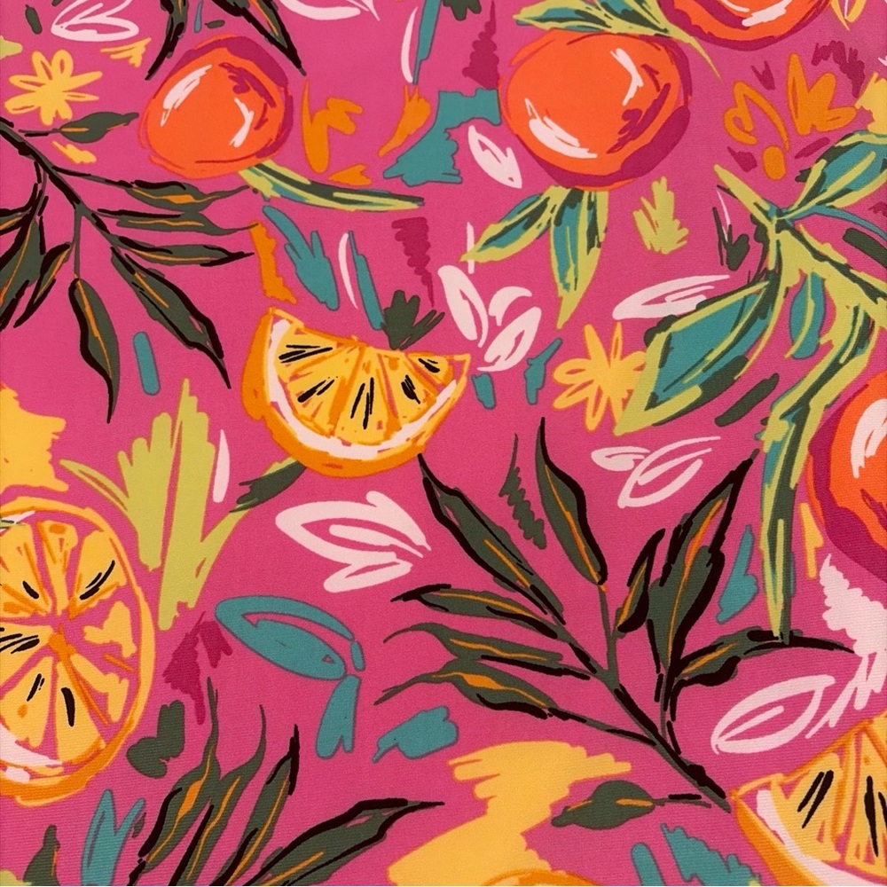 Pappagallo Pink Dress with Colorful Print - Picture 3 of 11